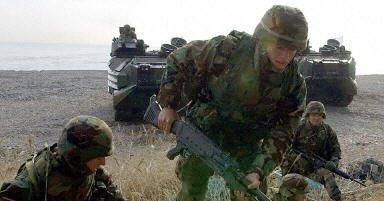 Irak ostrzelał kolumnę piechoty morskiej