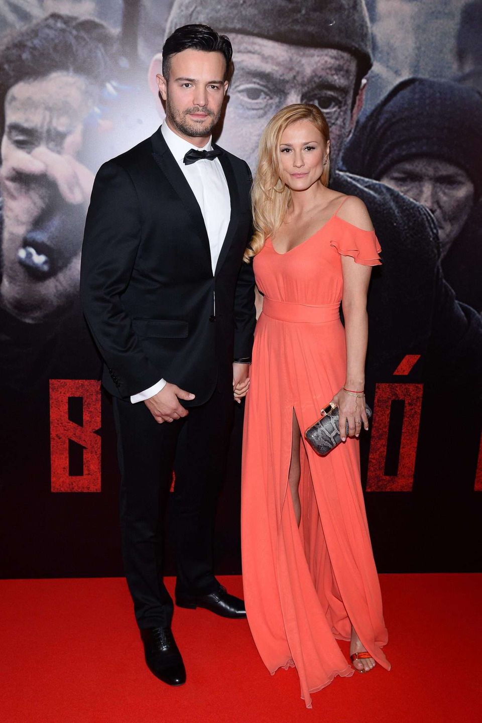 Mikolaj Krawczyk Sylwia Arnesen   - premiera filmu Sobibór