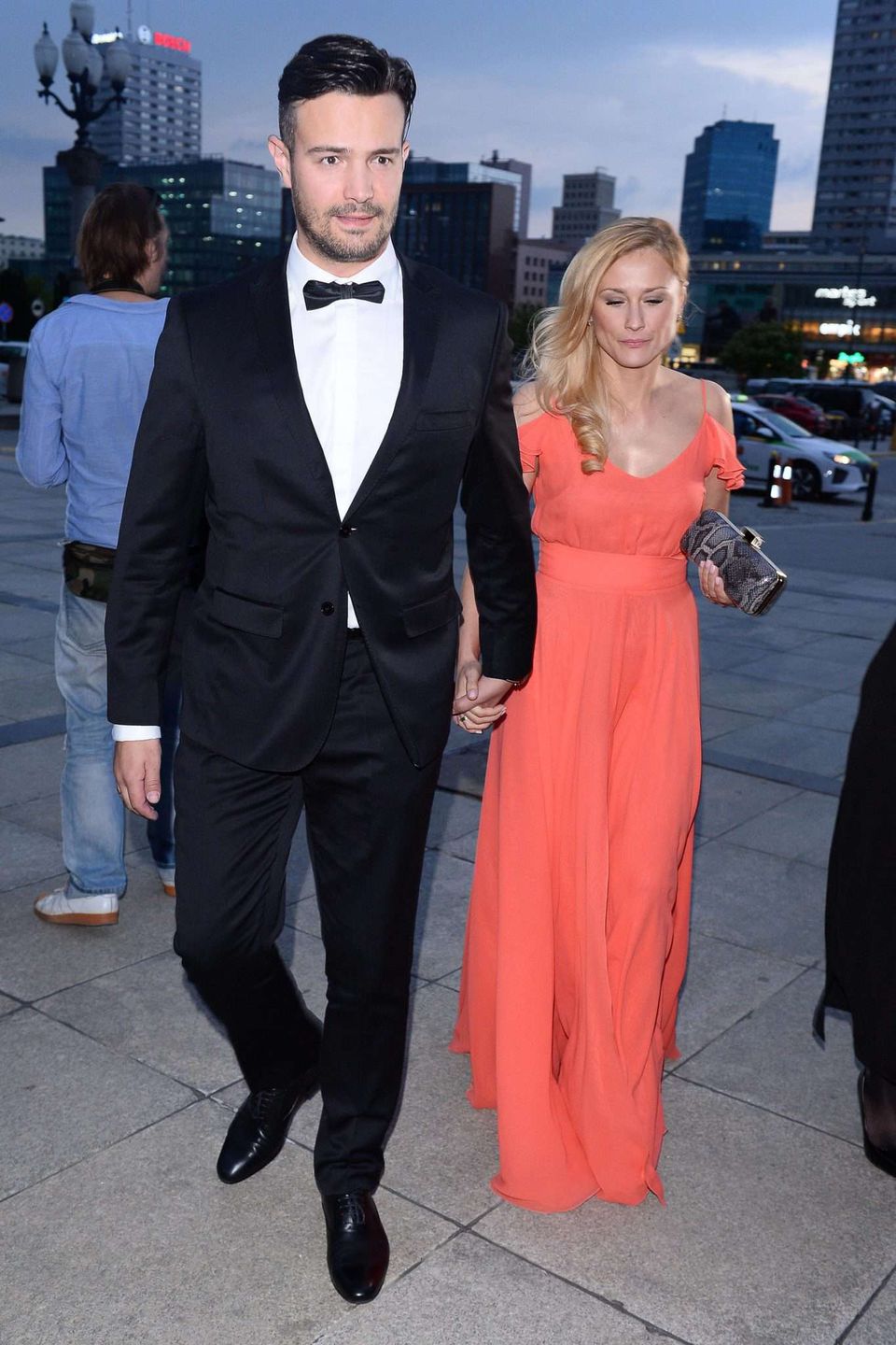 Mikolaj Krawczyk Sylwia Arnesen   - premiera filmu Sobibór