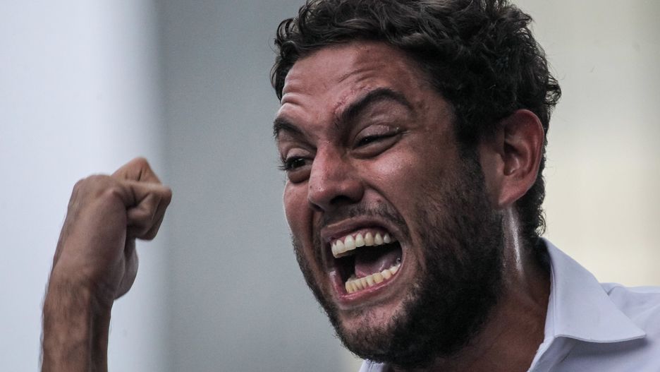Deputowany i lider opozycji Juan Requesens
