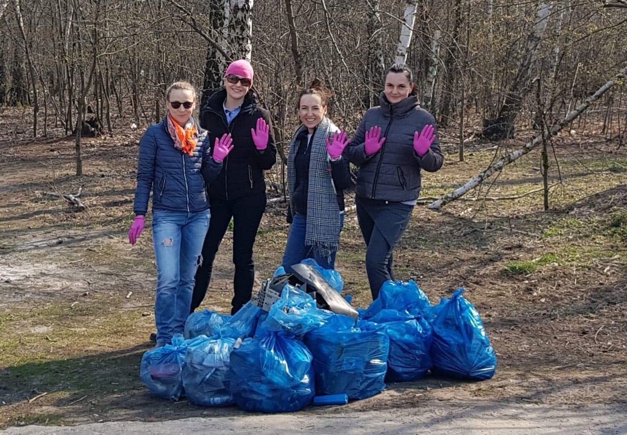 Trash Challenge WP. Podjęły wyzwanie, zebrały 30 worków