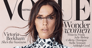 Victoria Beckham z talią osy na okładce "Vogue'a". Cała jest ubrana w Louis Vuitton [ZDJĘCIA]