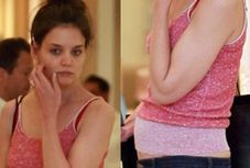 Powiększony brzuszek Katie Holmes!