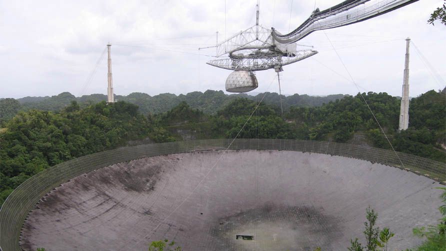 Radioteleskop używany przez projekt SETI@home