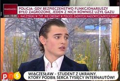 Agresywny protestujący miał być człowiekiem TVP. Jest reakcja Telewizji Polskiej