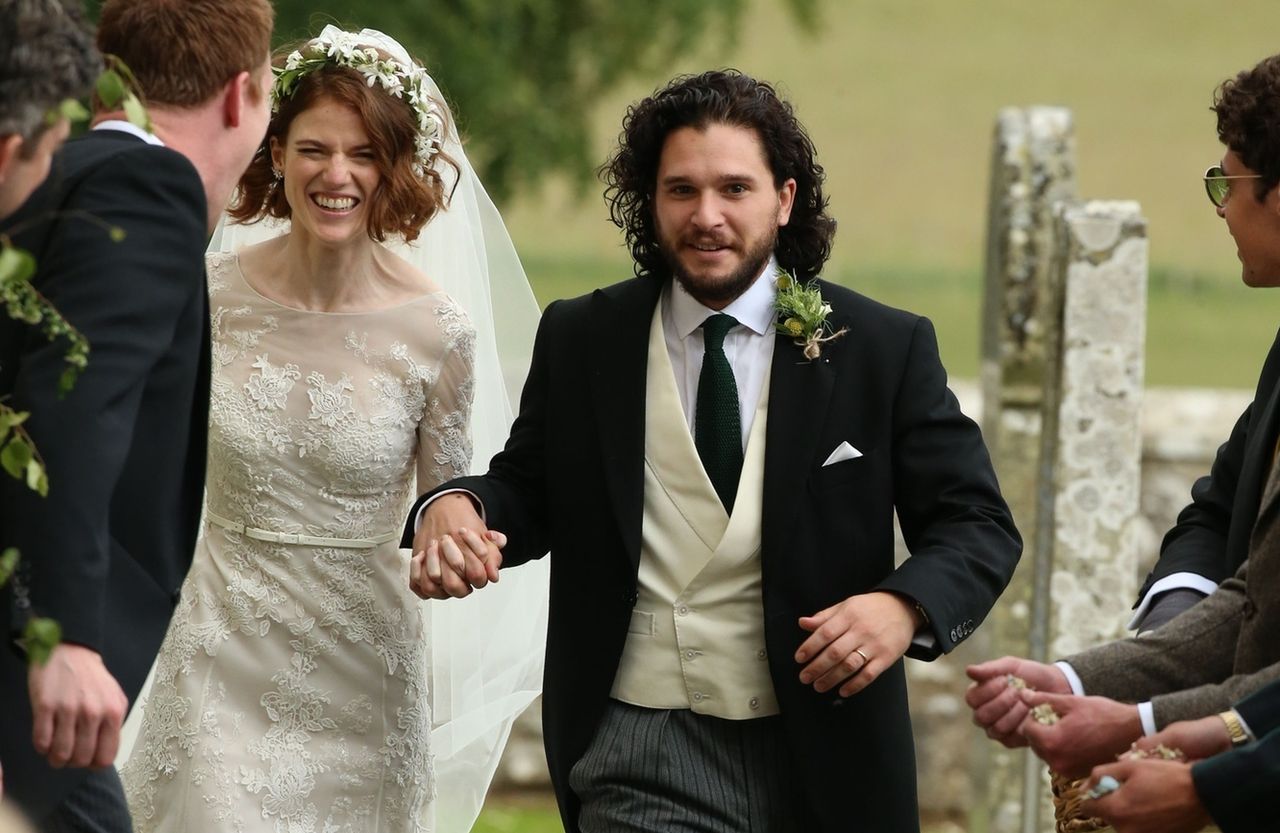 Kit Harington i Rose Leslie wzięli ślub. Z "Gry o tron" do ołtarza! 