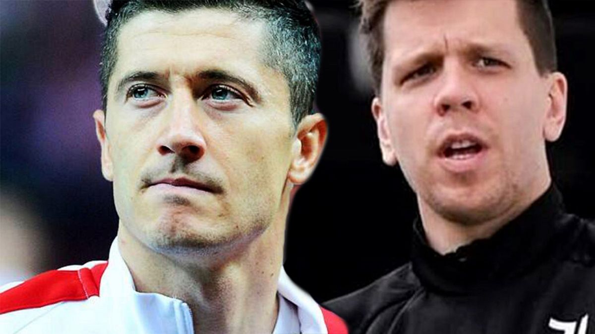 Robert Lewandowski i Wojciech Szczęsny