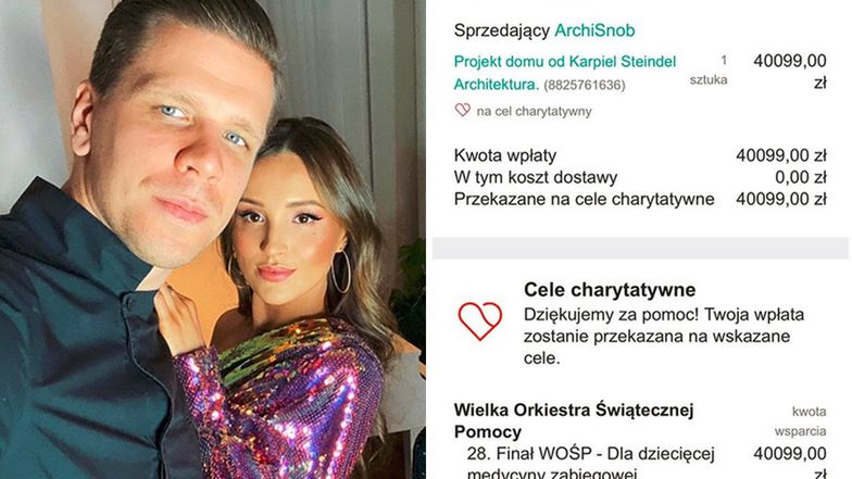 Wojciech Szczęsny pochwalił się wpłatą na WOŚP: "Dla mnie i Mariny to najlepiej wydane pieniążki"