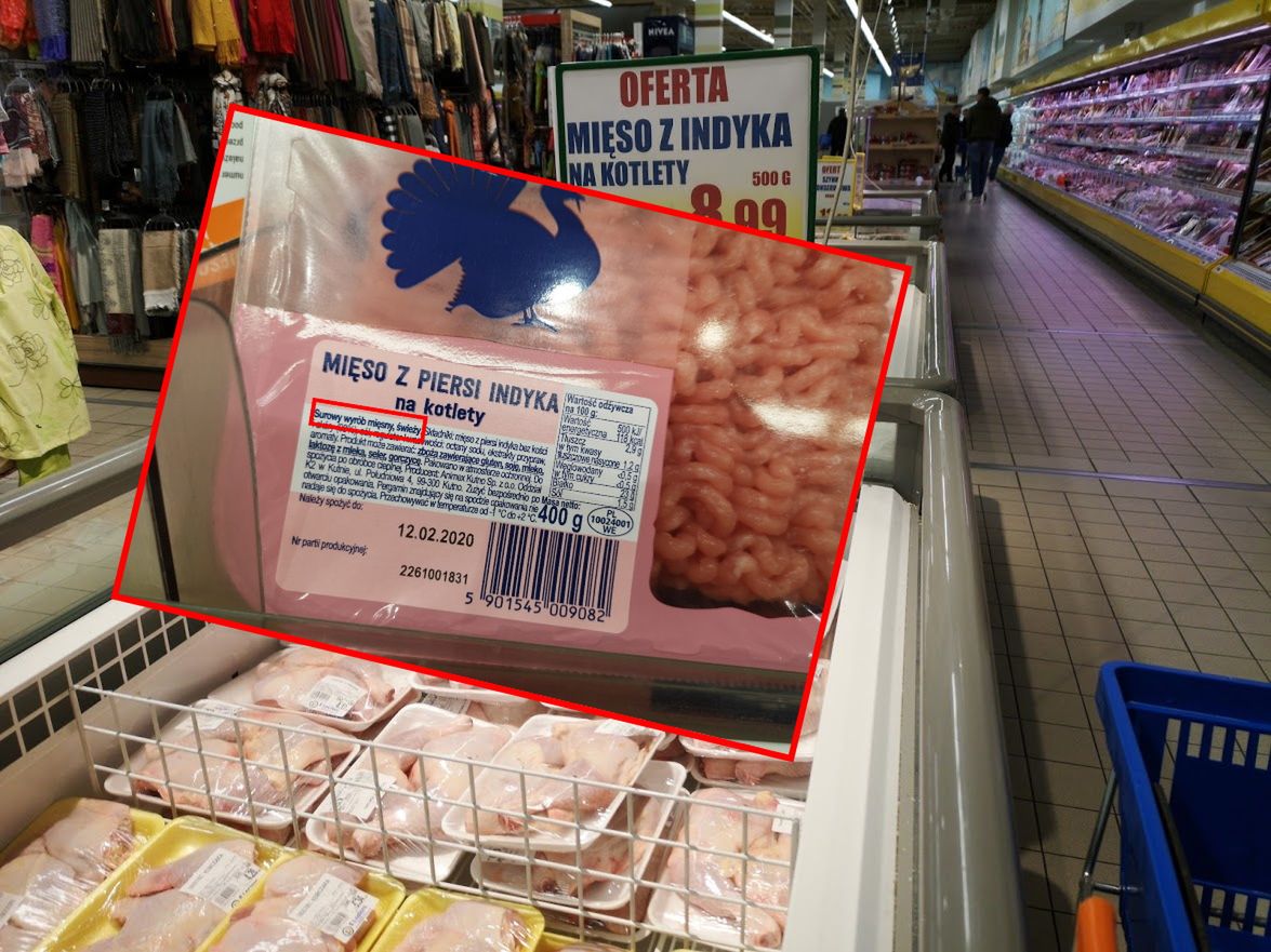 Jeśli chcesz kupić mięso a nie "wyrób mięsny surowy", zwracaj uwagę nie tylko na etykiety, ale i opisy produktów sprzedawanych na wagę.