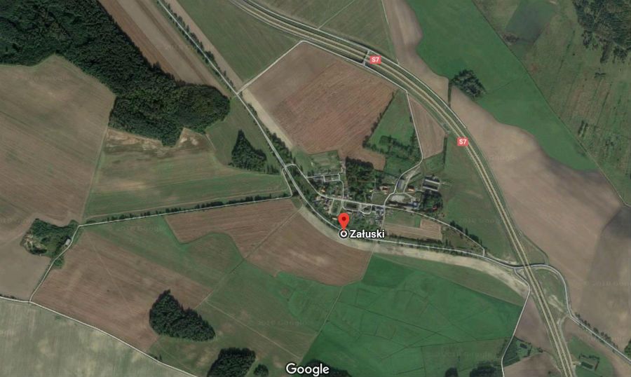 Na fot. przebieg "starej siódemki" oraz nowej trasy ekspresowej 