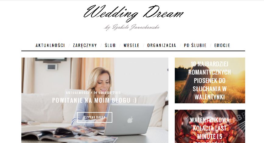 Izabela Janachowska, blog
Fotografia: wedding-dream.pl