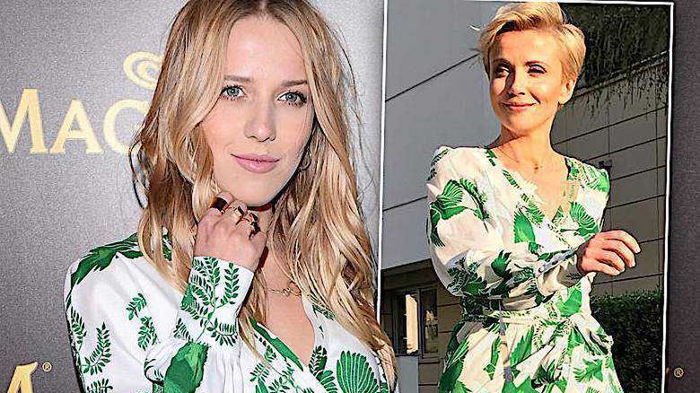 Jessica Mercedes i Kasia Zielińska w takiej samej sukience