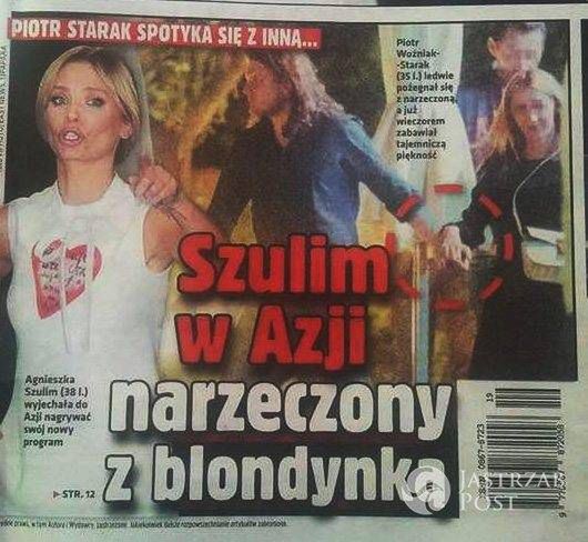 Kim jest blondynka, z którą spotkał się Piotr Woźniak-Starak?