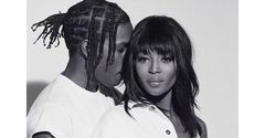 Naomi Campbell i A$AP Rocky w "POP Magazine"