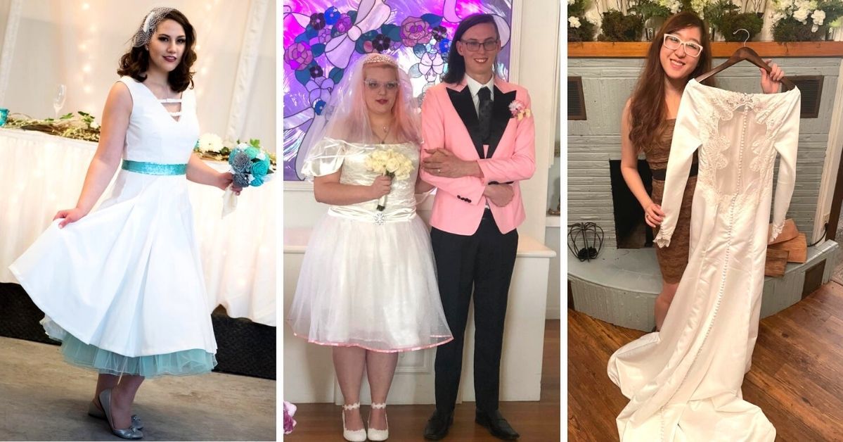 17 Brides Who Made Their Own Wedding Dresses