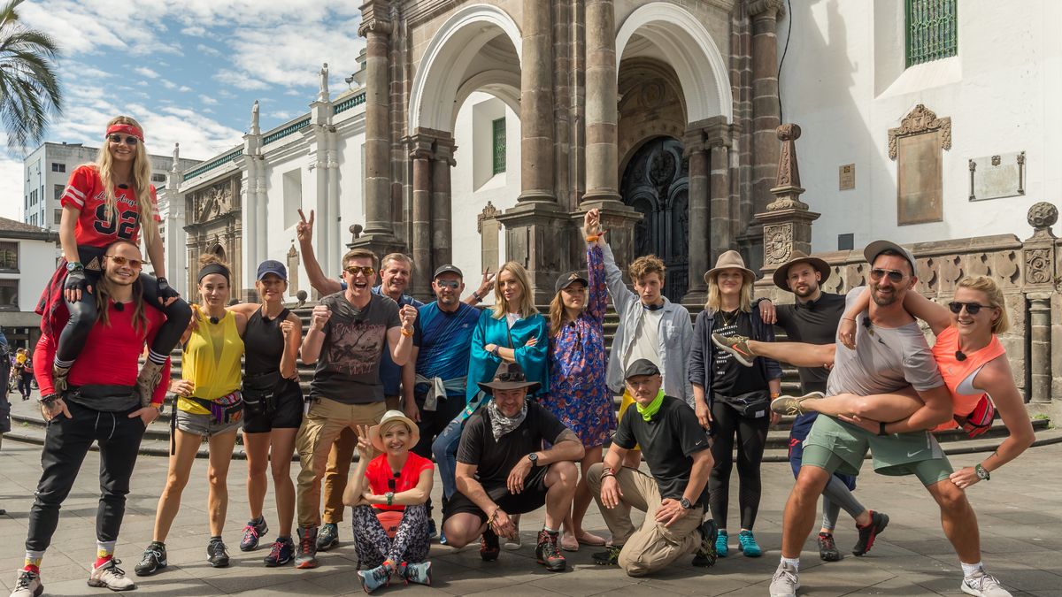 AMERYKA EXPRESS GWIAZDY, Uczestnicy, Zygmunt Chajzer, Filip Chajzer, Aleksandra Domańska, Dawid Domański, Lara Gessler, Piotr Sałata, Tomasz Karolak, Kuba Urbański, Katarzyna Meller, Monika Zagajska, Maciej Musiałowski, Ania Małysa, Magda Steczkowska, Piotr Królik, Pamela Stefanowicz, Mateusz Janusz, Agnieszka Woźniak-Starak, TVN/Piotr Filutowski