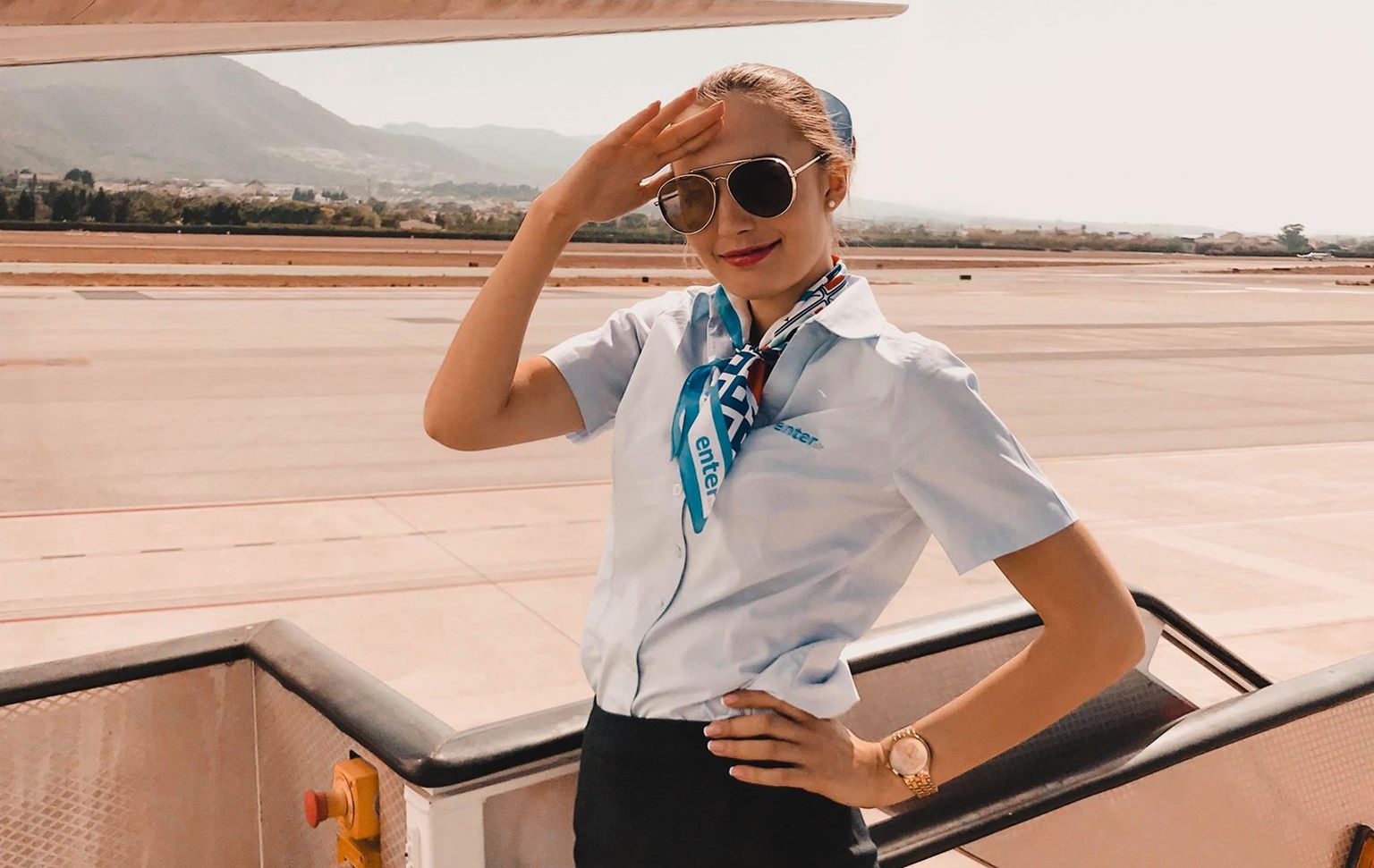 Stewardessa Natalia Siejka