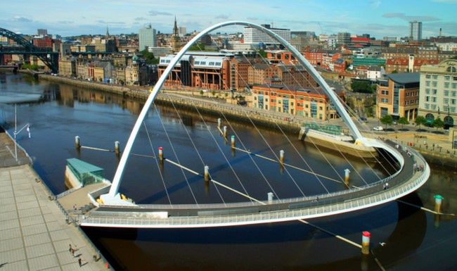 Most Gateshead Millennium, Newcastle, Wielka Brytania 