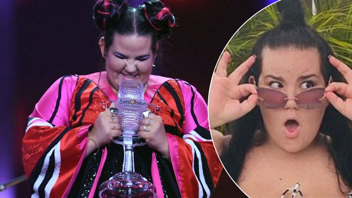 Netta z Eurowizji pluska się w basenie. Gwiazda plus size pokazała swoje apetyczne kształty w bikini