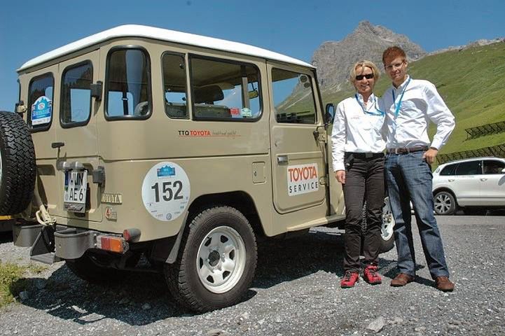 Słynna Isolde Holderied na trasie rajdu Silvretta Classic