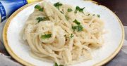 Spaghetti z sosem cytrynowym. Pyszny obiad w 10 minut
