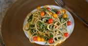 Spaghetti z agretti, czyli makaron z solanką. Prosty przepis