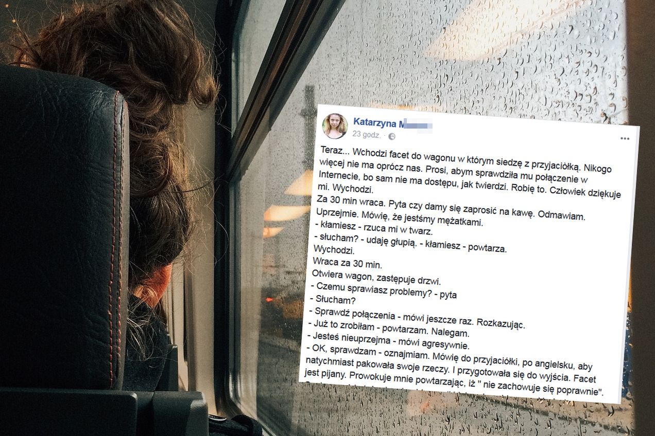 Dwie kobiety musiały radzić sobie z niechcianym adoratorem