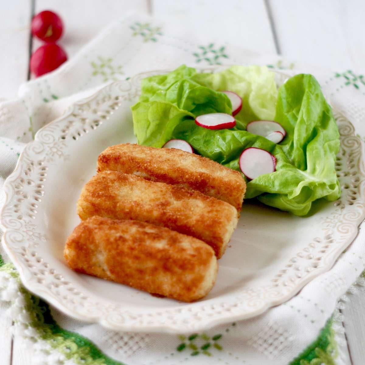 Krokiety z ryżu z parmezanem według przepisu z 1895 roku