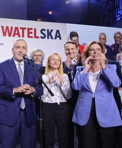 Wyniki wyborów 2019 (exit poll). Grzegorz Schetyna i Małgorzata Kidawa-Błońska o wynikach. "Nie będzie Budapesztu w Warszawie"