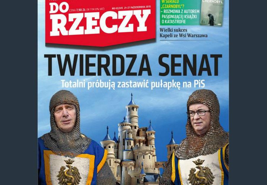 Rycerze z twierdzy Senat. "Do Rzeczy" kpi z Grzegorza Schetyny i Włodzimierza Czarzastego