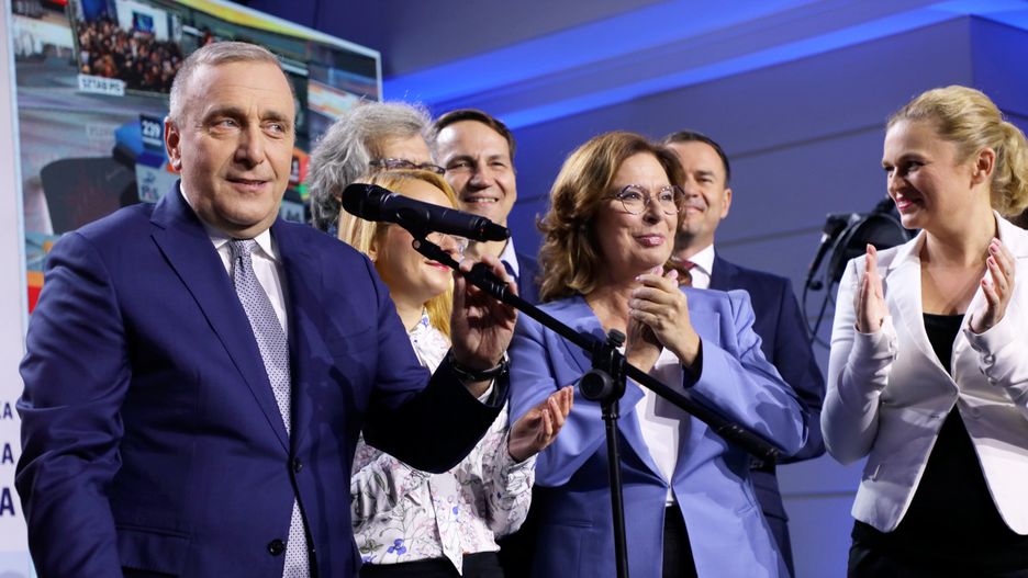 Wybory parlamentarne 2019. Lider PO Grzegorz Schetyna i pozostali kandydaci