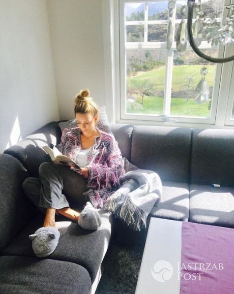 Małgorzata Rozenek z rodziną w Norwegii