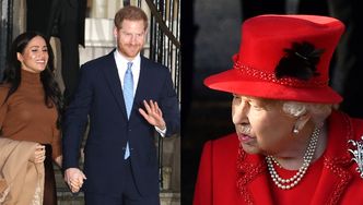 Królowa Elżbieta "JEST ROZCZAROWANA" decyzją Meghan i Harry'ego! "Nie uprzedzili jej"