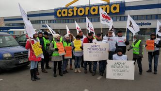 Castorama. Przed sklepami w całej Polsce odbyły się pikiety w obronie zwolnionych działaczy