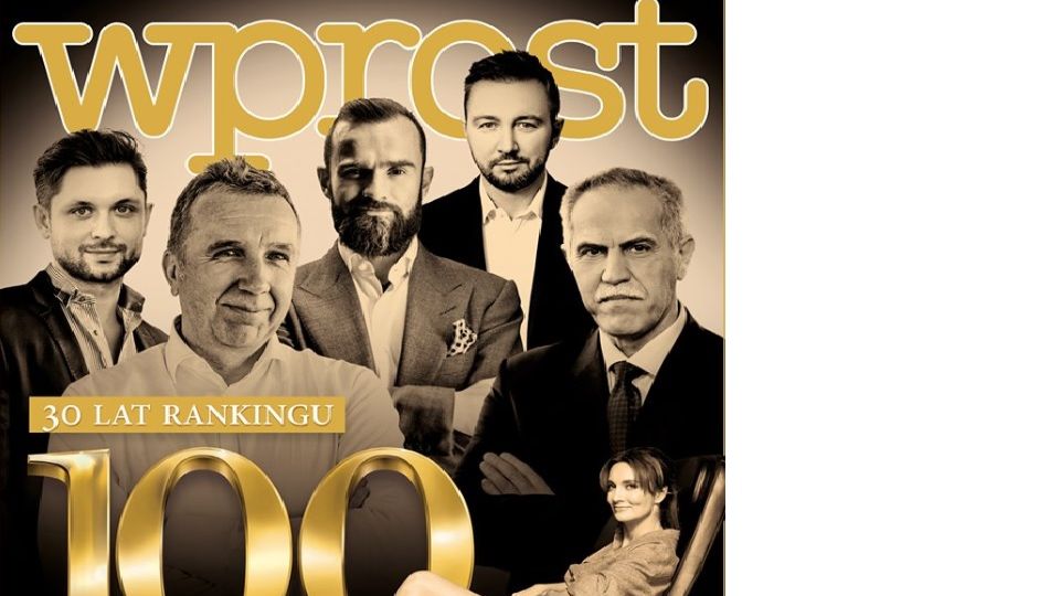 Okładka najnowszego wydania tygodnika "Wprost"