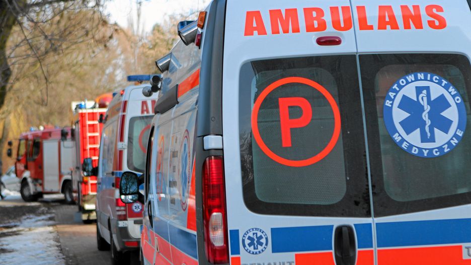 87-letni kierowca prawdopodobnie zasłabł podczas jazdy
