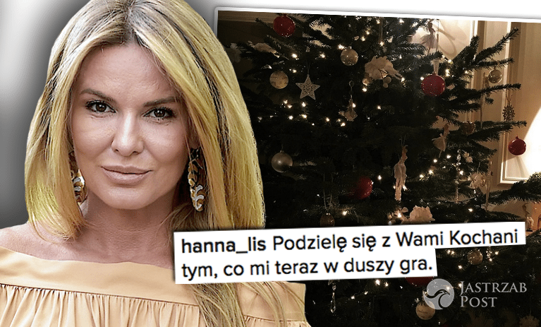 Hanna Lis pokazała zdjęcie choinki. Jednak nie to jest najważniejsze! Dziennikarce zebrało się na szczerość: "Podzielę się z Wami Kochani tym, co mi teraz w duszy gra"