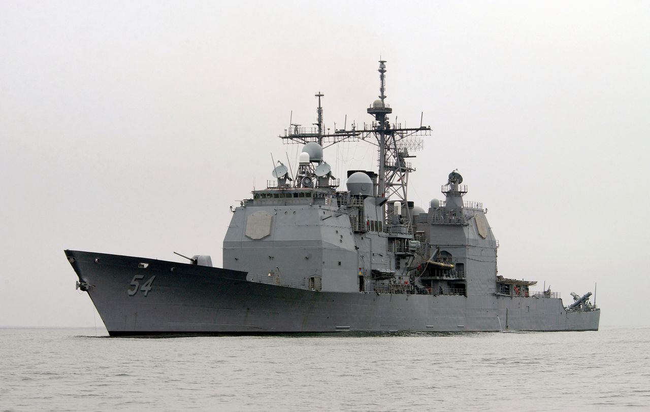USA i Chiny. Igraszki USS Antietam w Cieśninie Tajwańskiej