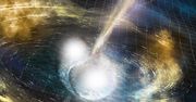 Supermagnetyczny magnetar. Powstał w wyniku zderzenia dwóch gwiazd neutronowych