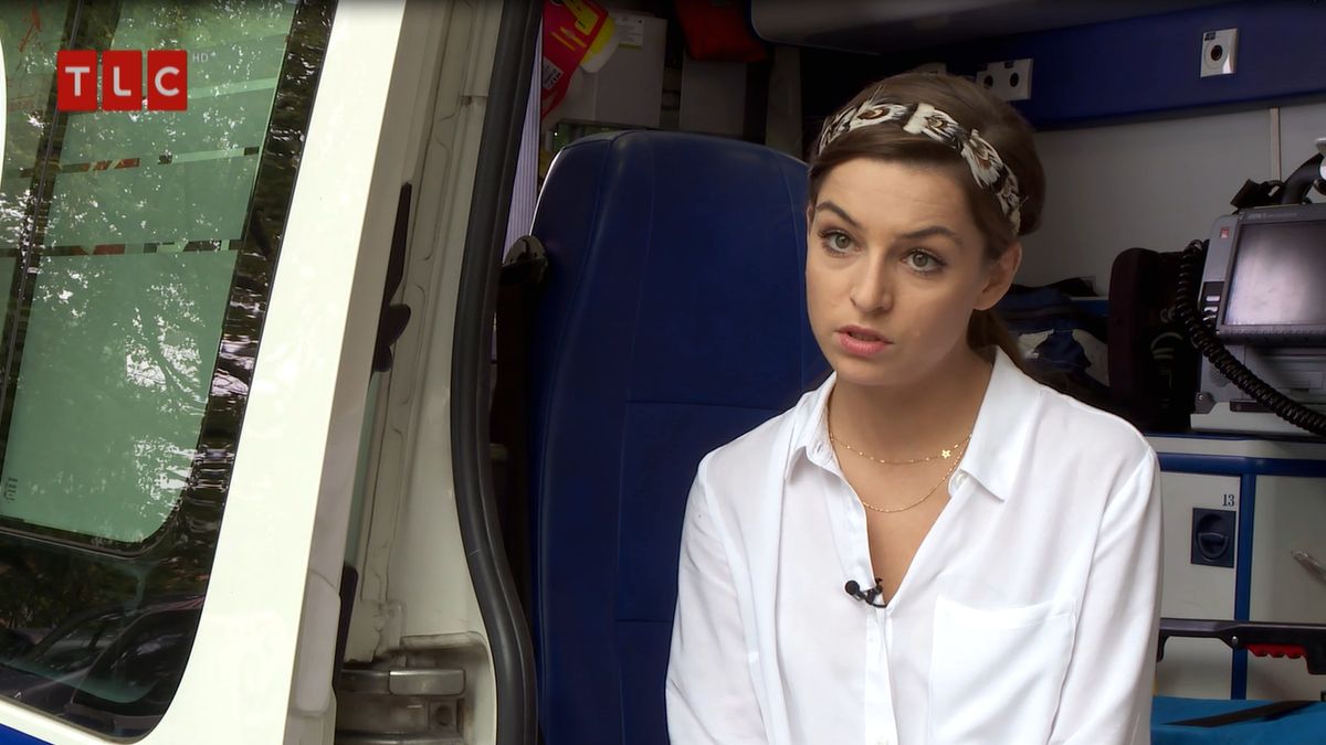 Agnieszka Więdłocha w programie "Gwiazdy w karetce"