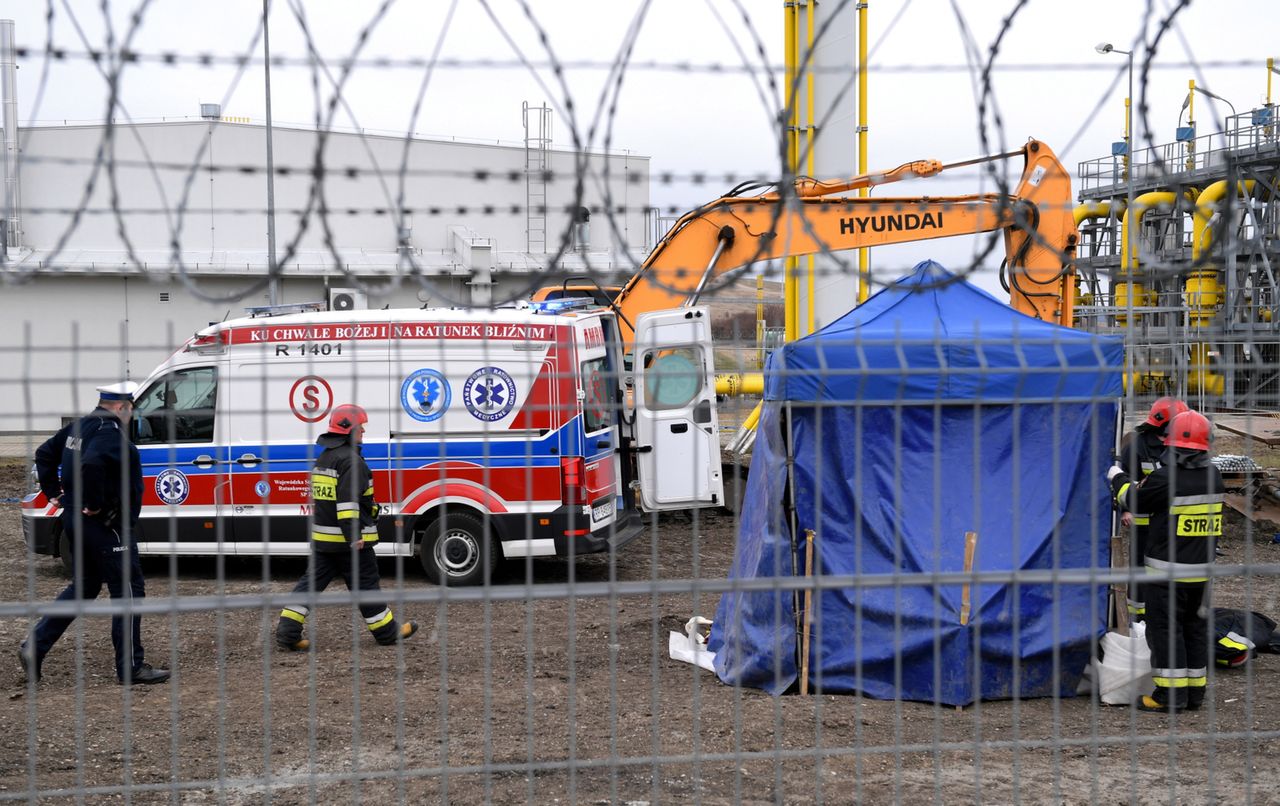 Śmierć robotnika na budowie gazociągu w Hermanowicach