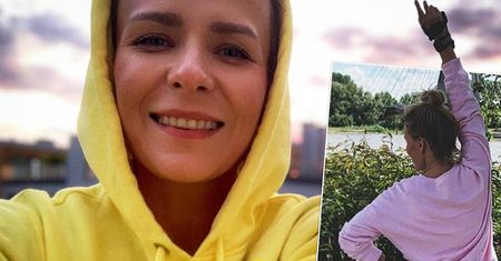 Szczupła jak igiełka Aneta Zając szaleje na rolkach. Internauci komplementują jej figurę: "Chylę czoła"