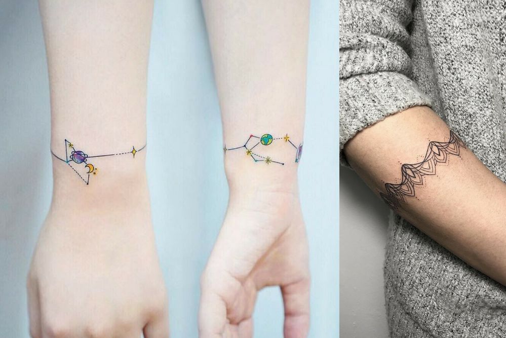 Tatuaż bransoletka – dyskretny urok kobiecej ręki. Najlepsze wzory i zdjęcia