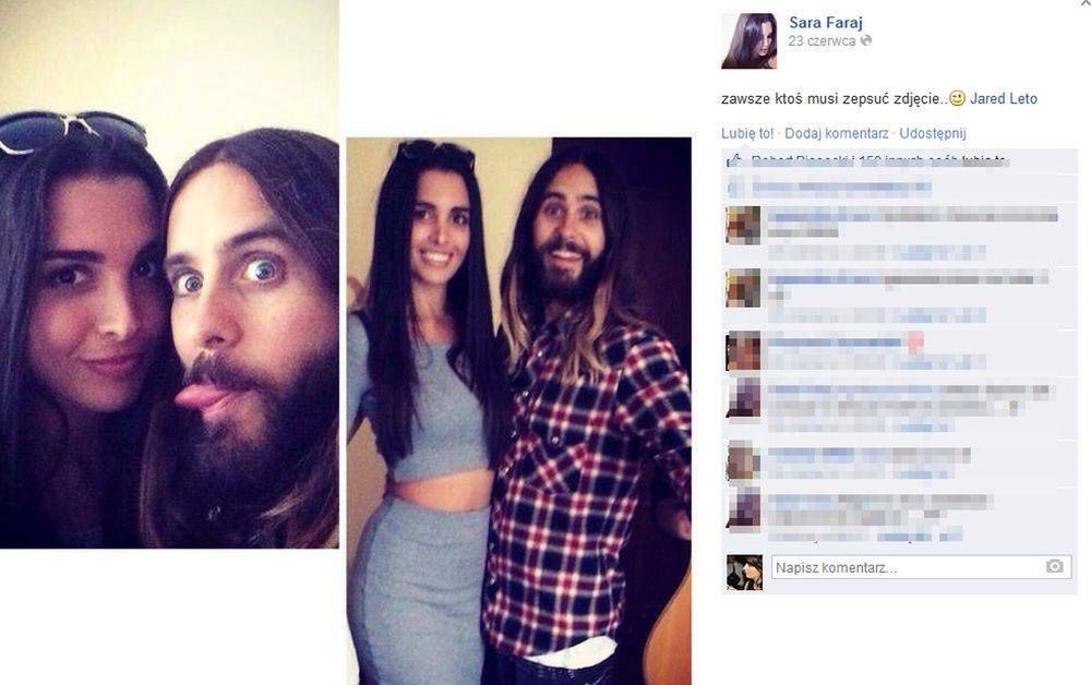 Sara Faraj i Jared Leto