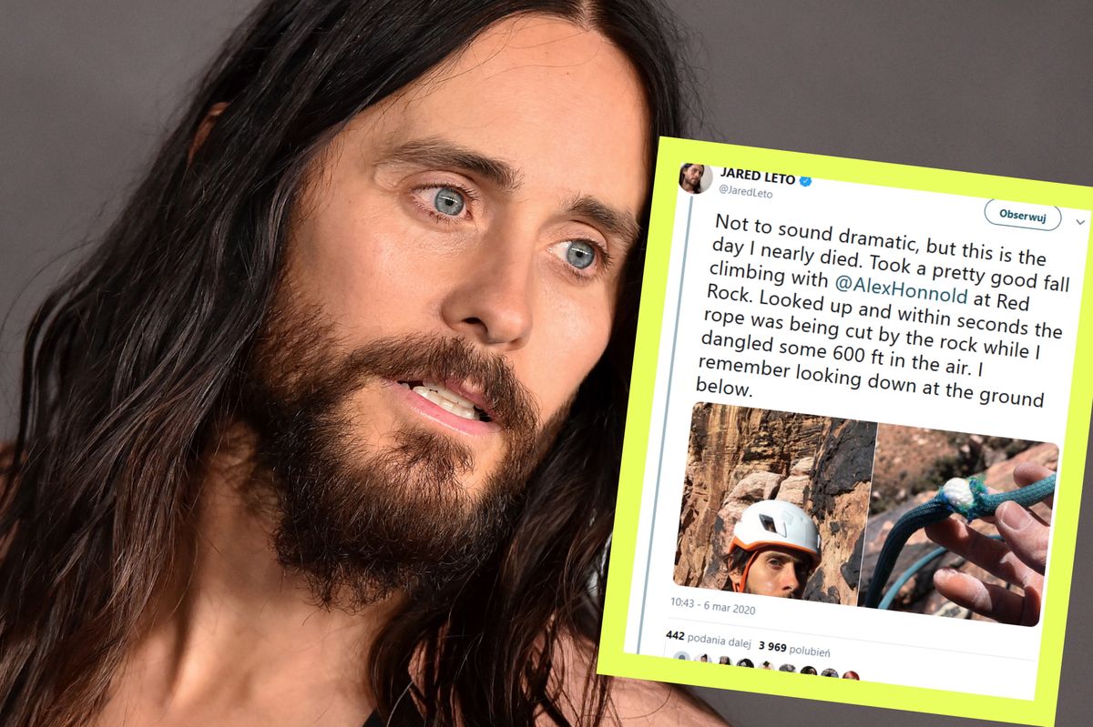 Jared Leto o mały włos nie zginął. "Tego dnia prawie umarłem"