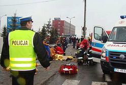 14 nastolatków rannych - polonez wjechał w peleton