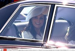 Trzeci raz w tej same sukni. Oto, w czym pojawiła się księżna Kate na ślubie Meghan i Harry'ego