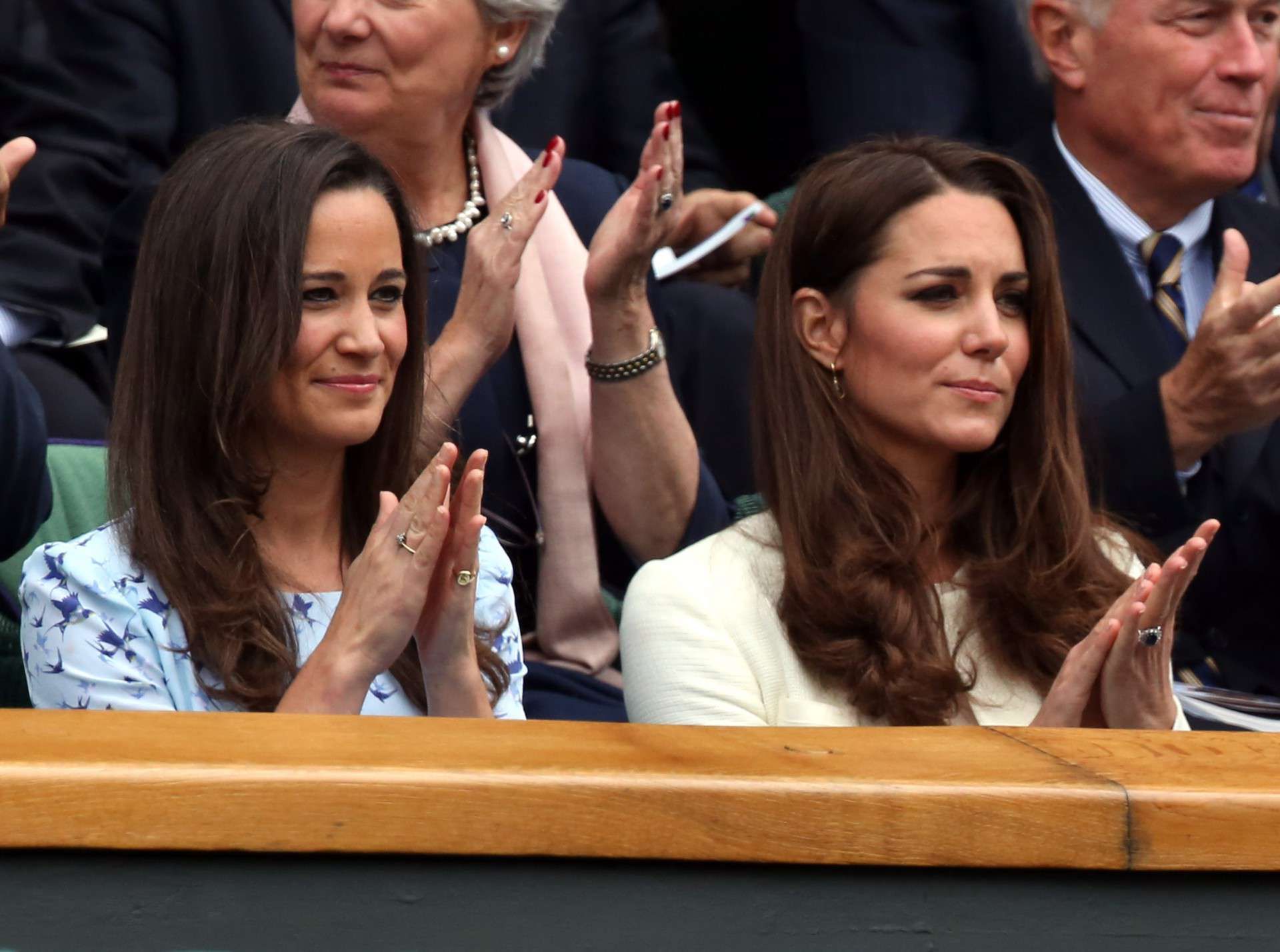 Księżna Kate i Pippa Middleton w 2012 roku