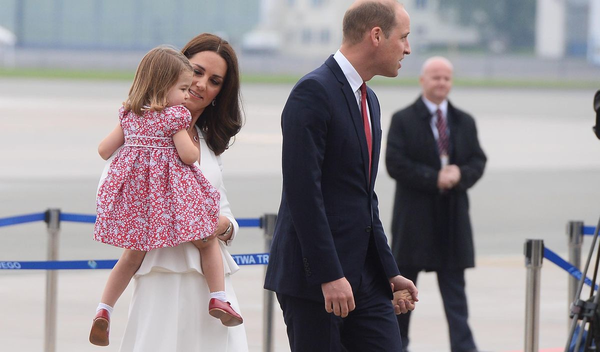 Kate i William już w Polsce! Mały George był nie w humorze