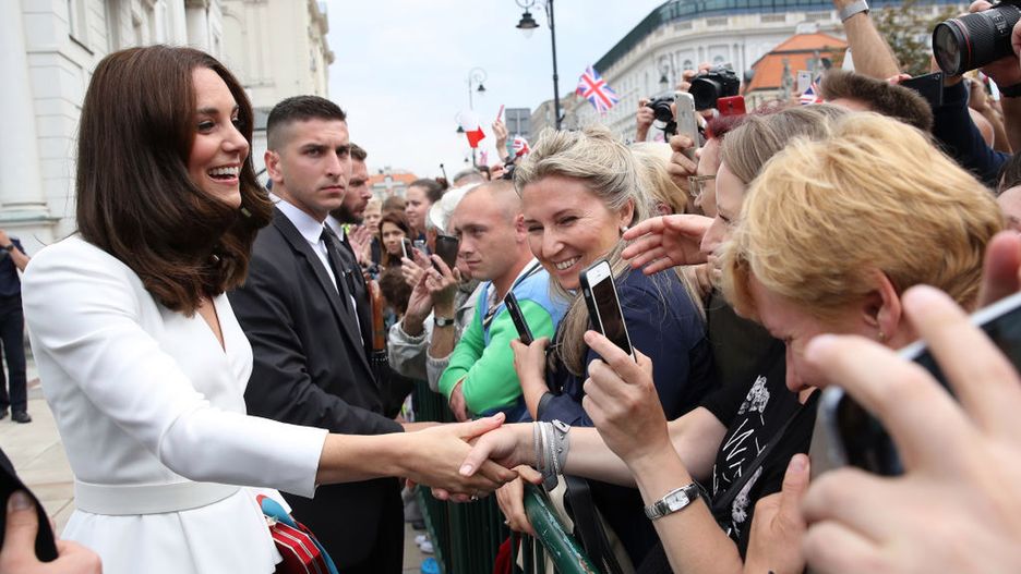 Księżna Kate podczas wizyty w Polsce